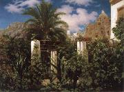 Lord Frederic Leighton Garden of an Inn,Capri oil painting
